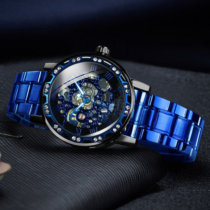 Stylish Self-Winding Mens Skeleton Watch