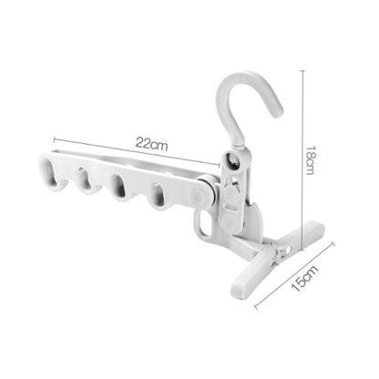 Compact Collapsible Closet Storage Hanger Rack