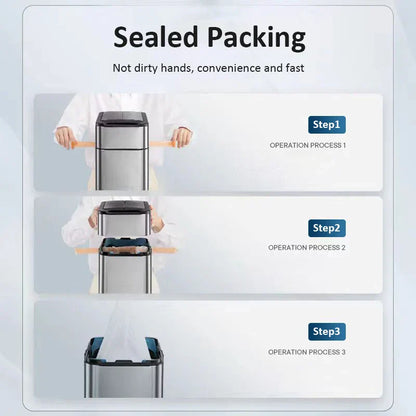 Automatic Stainless Steel Motion Sensor Bin