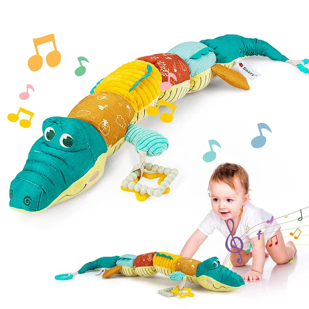 Cuddly Plush Singing Crocodile Toy