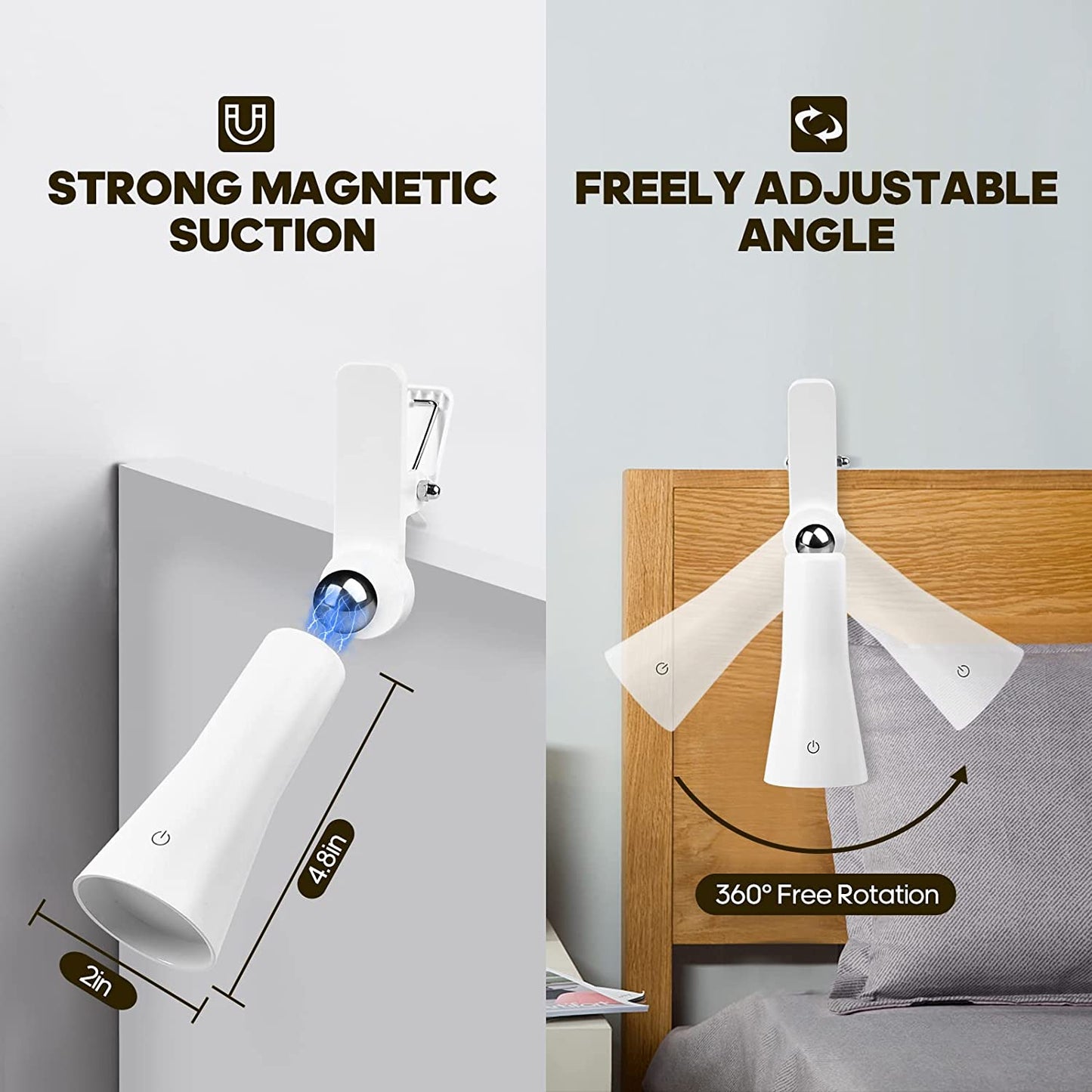 Bright Adjustable Rechargeable Office Lamp