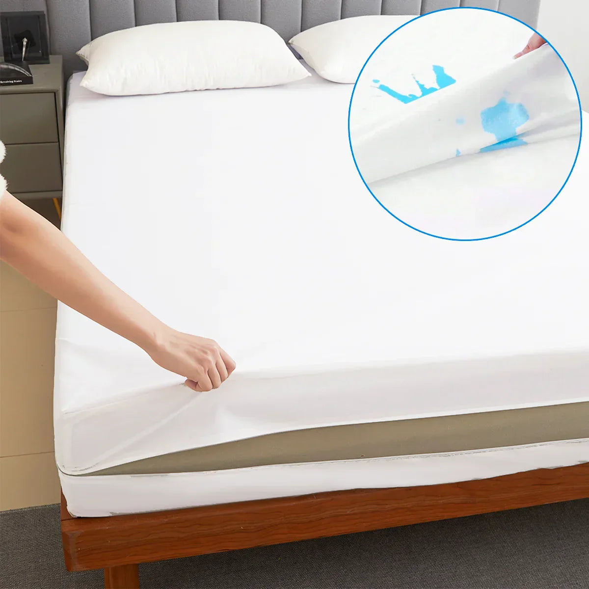 Breathable Waterproof Bed Protector Cover - Luxicro