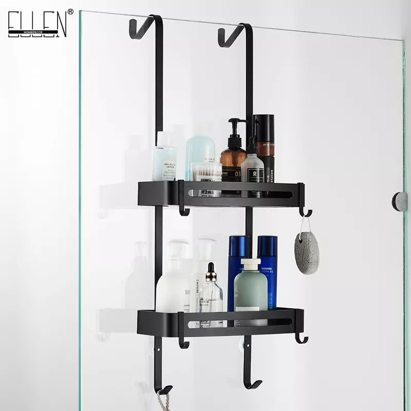 Space Saving 2 Tier Bathroom Shelf - Luxicro
