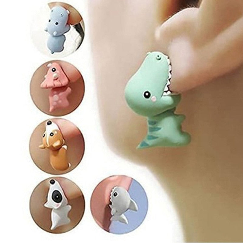 Colorful Cute Character Drop Earrings