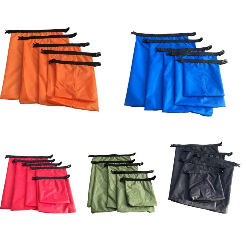 Waterproof Travel Dry Bag Kit 5-Piece Set