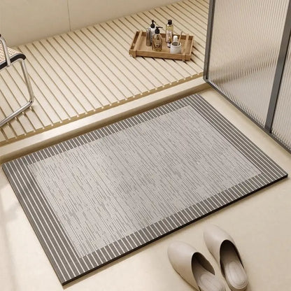 Non Slip Bathroom Floor Mat Set for Shower Door