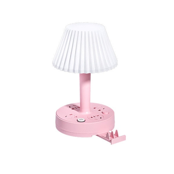 Compact Office Lamp with Phone Holder and Eye Care