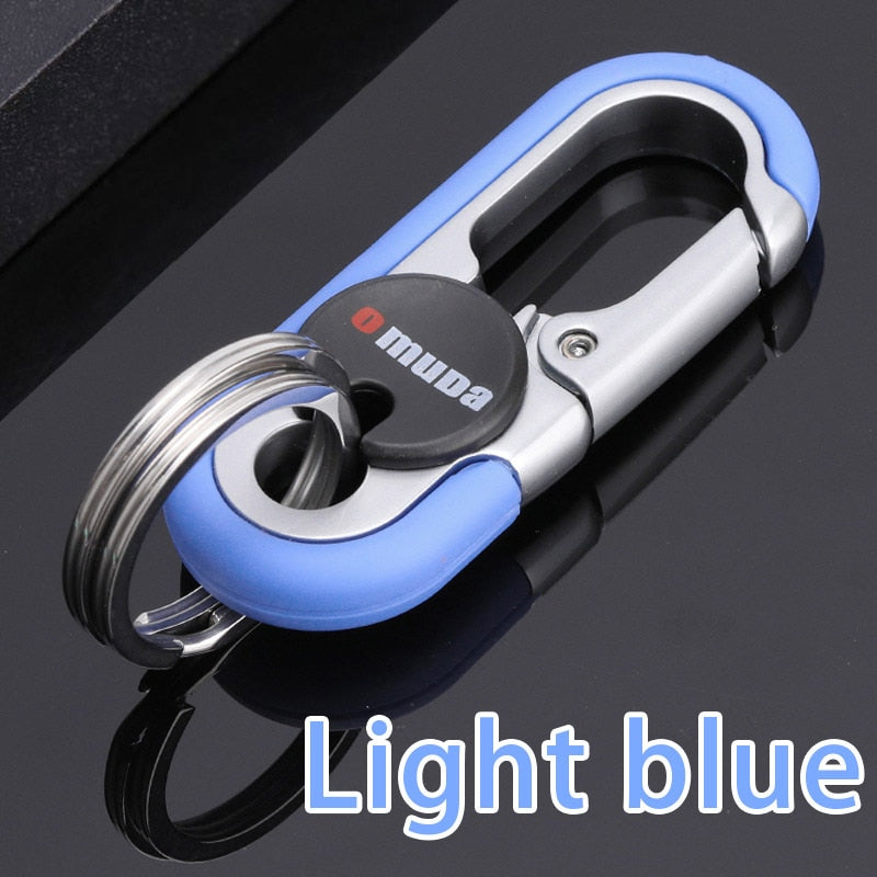Durable Stainless Steel Keychain Ring Holder