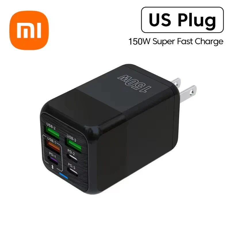Fast 6-Port USB Charger Adapter for iPhone & Samsung