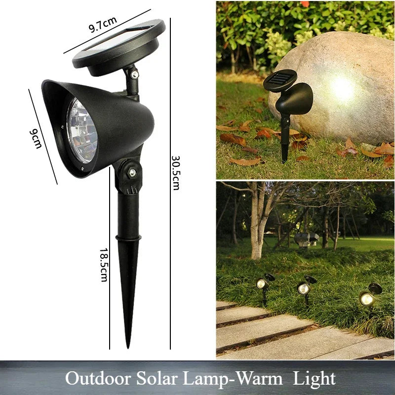 Bright Outdoor Solar LED Garden Spotlight