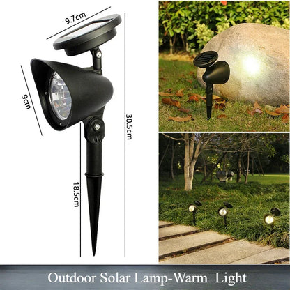 Bright Outdoor Solar LED Garden Spotlight
