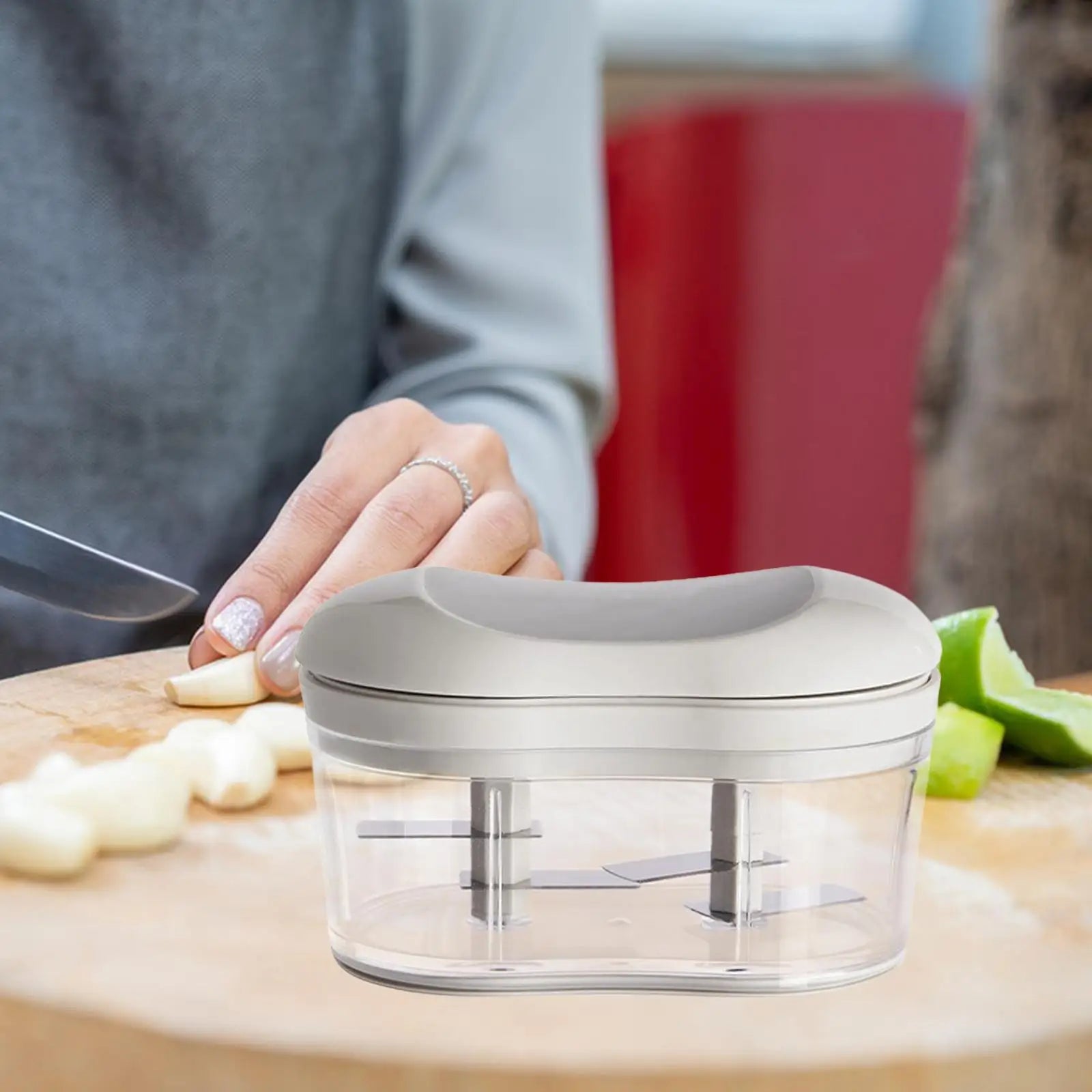 Easy Veggie Chopper Garlic Onion Cutter - Luxicro
