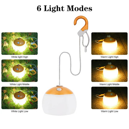 Compact Waterproof LED Camping Lantern