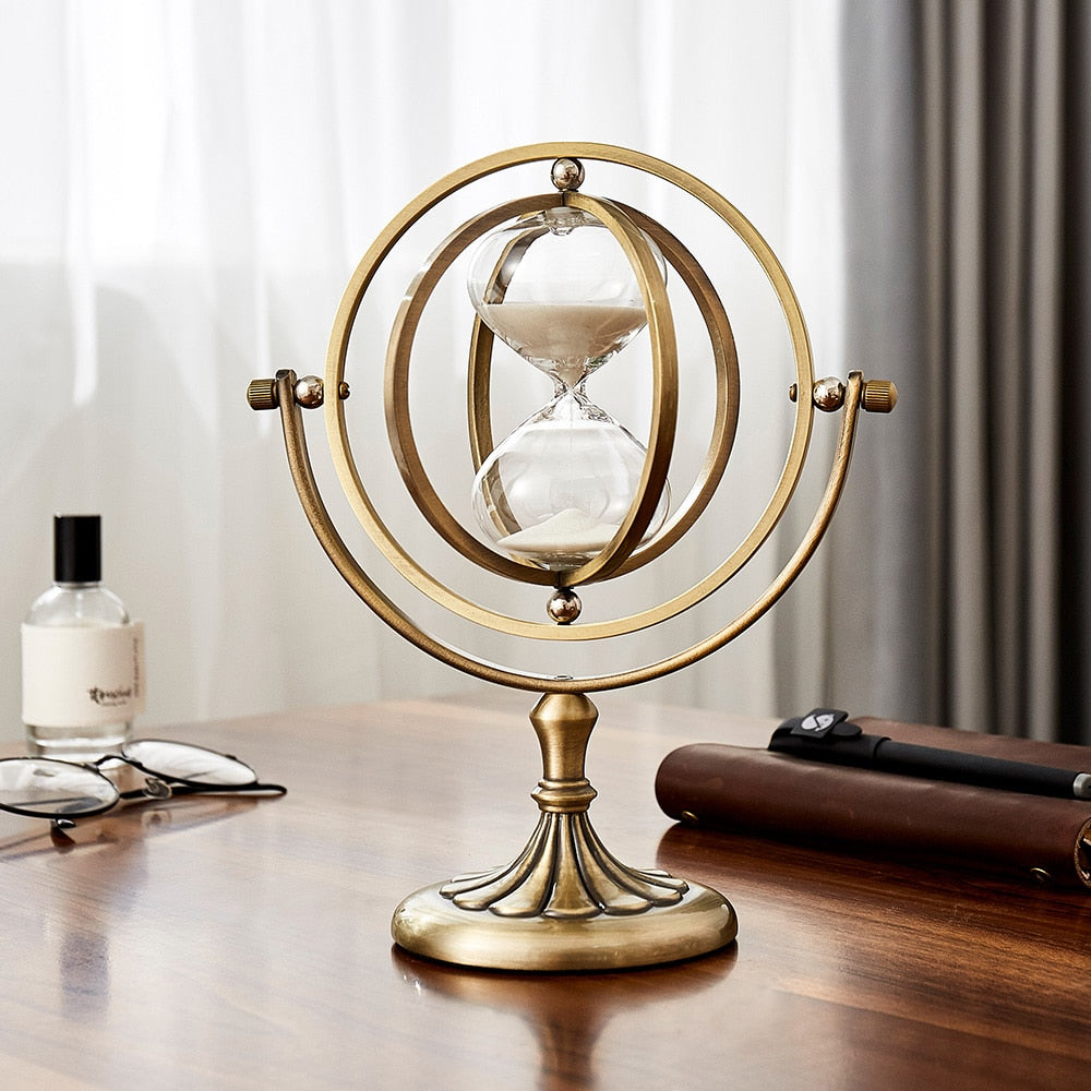 Classic Glass Office Timer Ornament