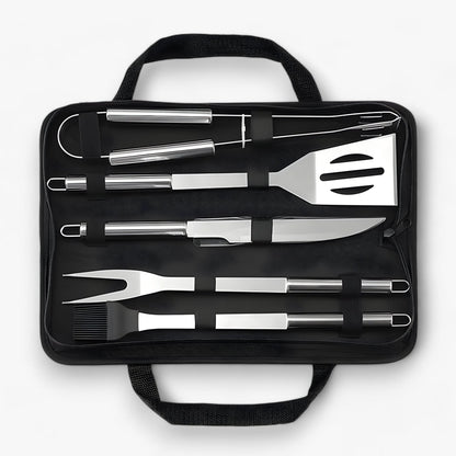 Complete Grill Tool Set with Storage Box