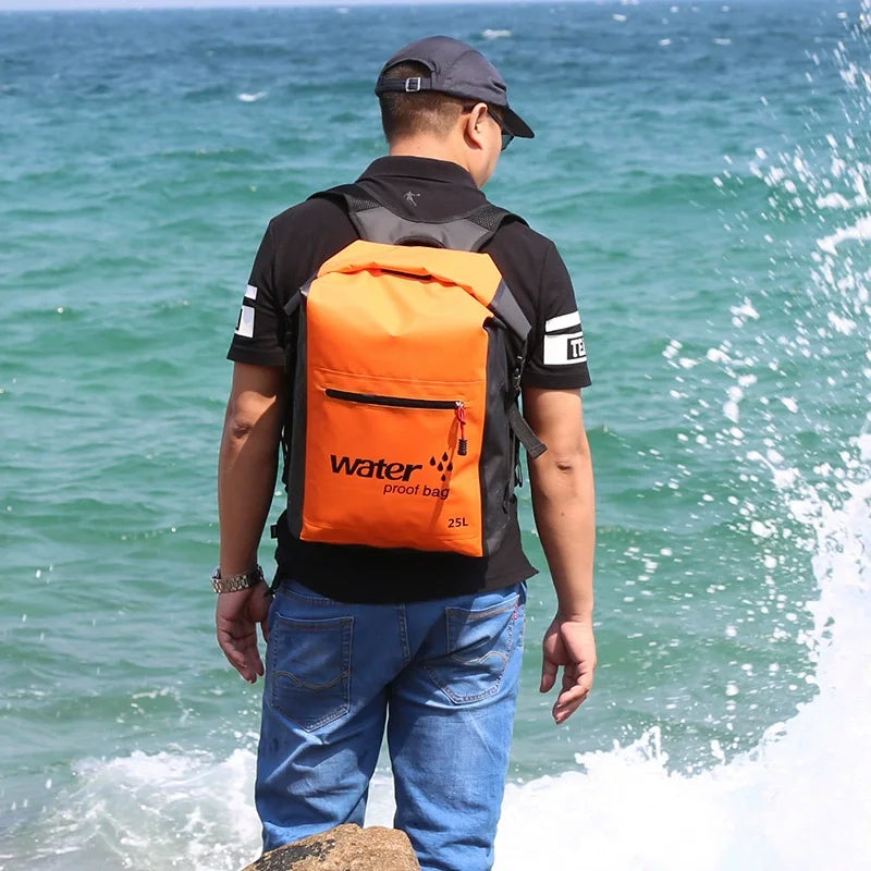 Waterproof Outdoor Backpack 25L Wet Dry Bag