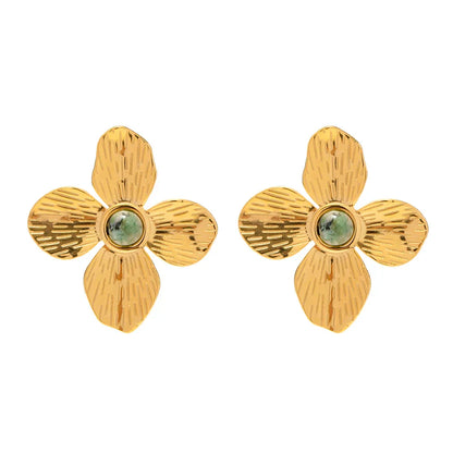Elegant Emerald Drop Earrings