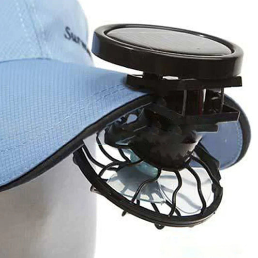 Compact Rechargeable Solar Clip Fan - Luxicro