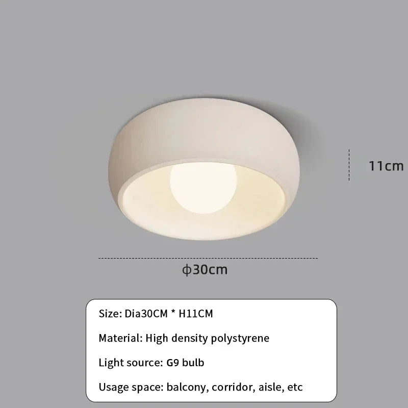 Traditional Oriental Round LED Ceiling Lamp