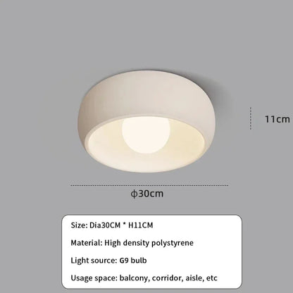 Traditional Oriental Round LED Ceiling Lamp