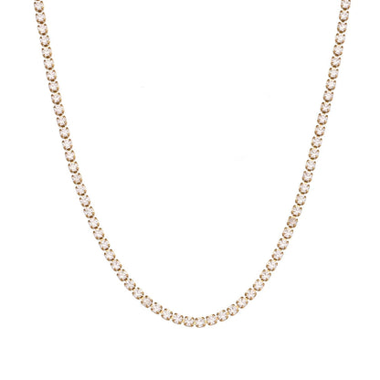 Dainty 2mm Thin Chain Bracelet Necklace Set - Luxicro