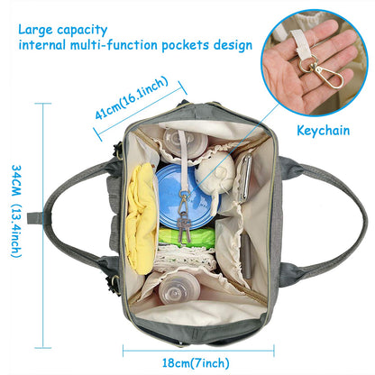Large Capacity Baby Diaper Bag Backpack