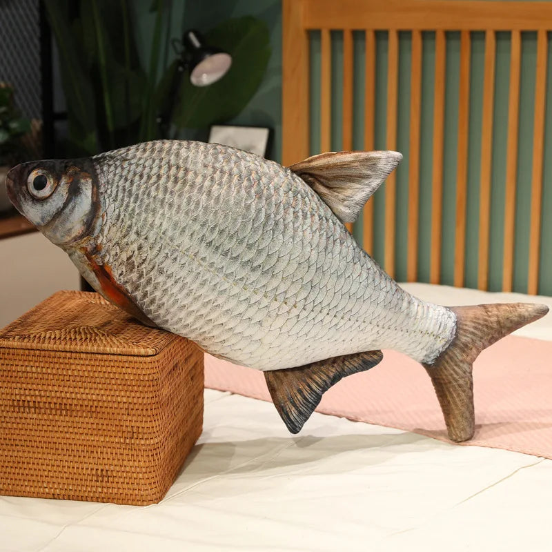 Big Soft Plush Fish Pillow Toy