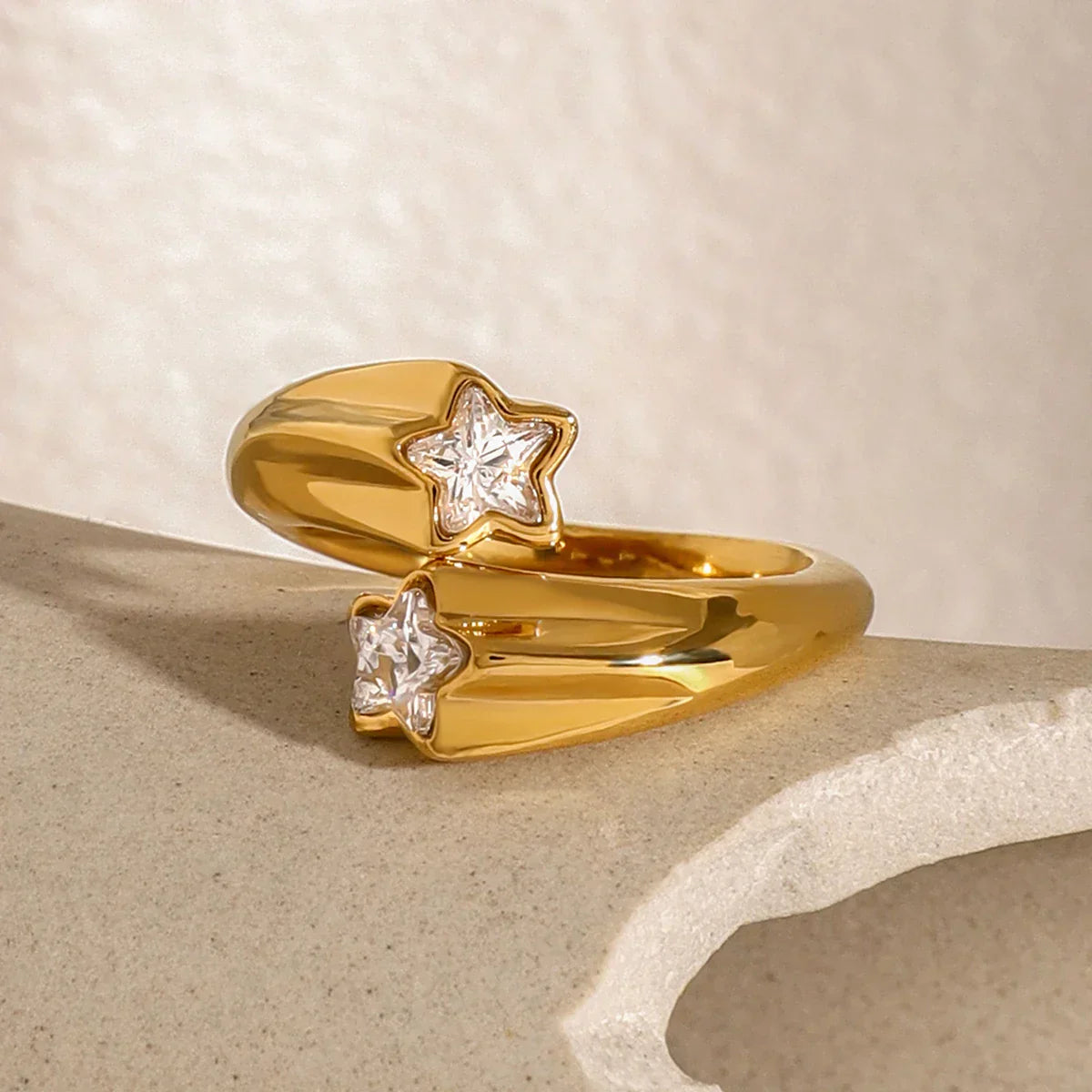 Shiny Silver Sparkle Band Ring
