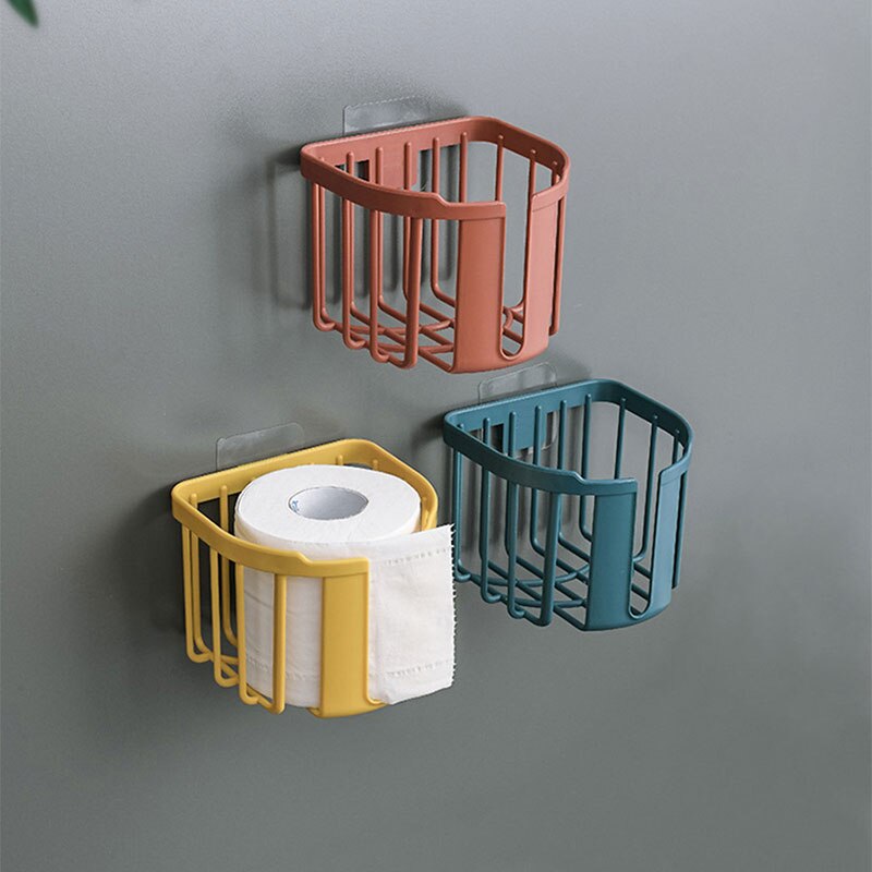 Compact Bathroom Toilet Paper Holder Box