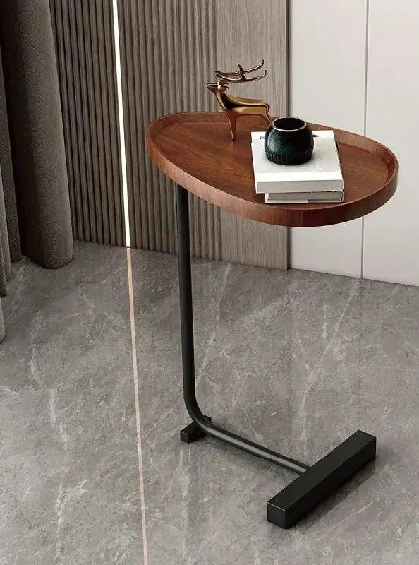 Compact Wooden Side Table