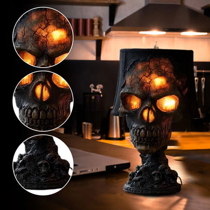 Dark Skull Desk Lamp LED Lighting