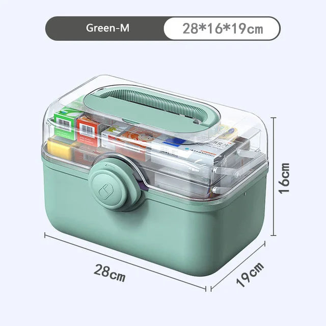 Compact Medical Storage Container Box