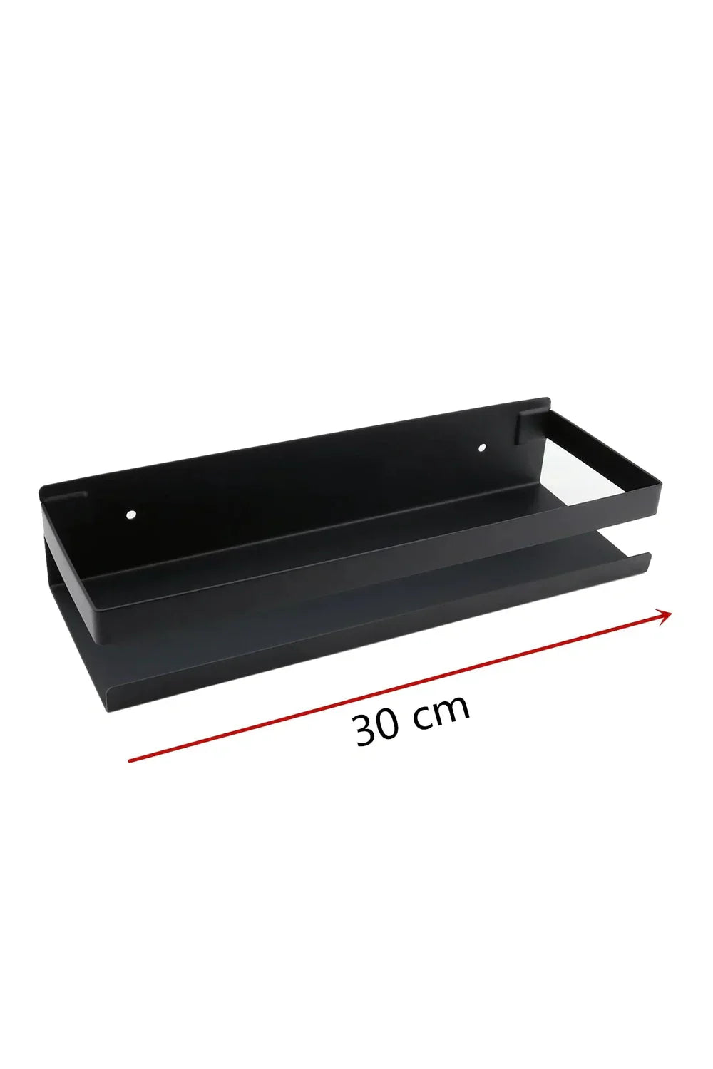 Modern Floating Black Storage Shelves