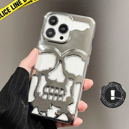Edgy Black Skull Phone Case