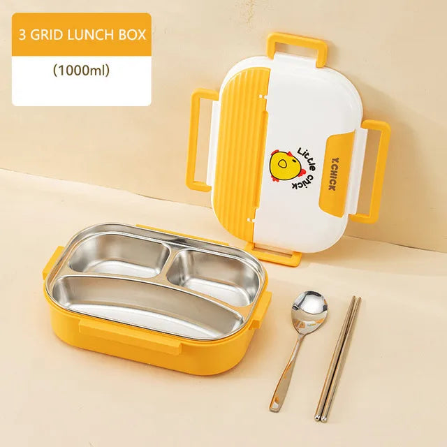 Insulated Stainless Steel Meal Prep Lunch Box Set