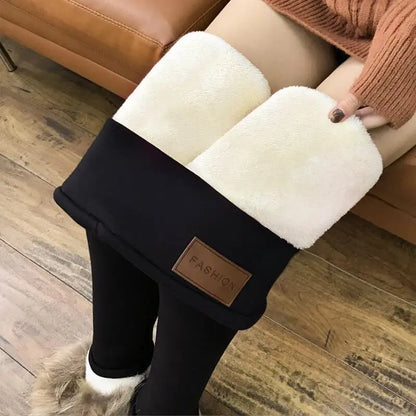 Soft High Waisted Cashmere Leggings for Women