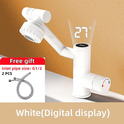 Contemporary 360 Degree Rotating LED Sink Faucet