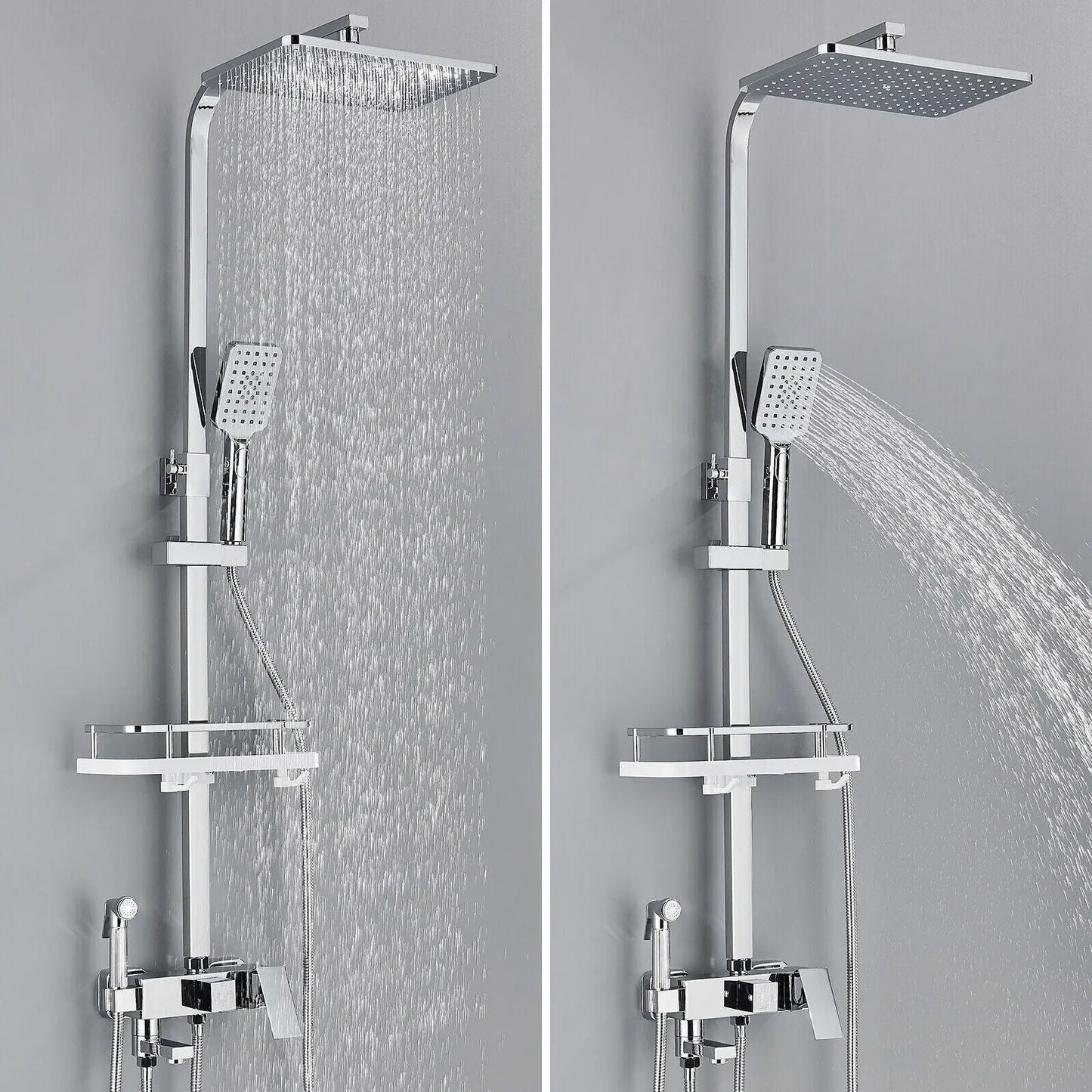 Luxury Shower Head with Adjustable Metal Arm - Luxicro