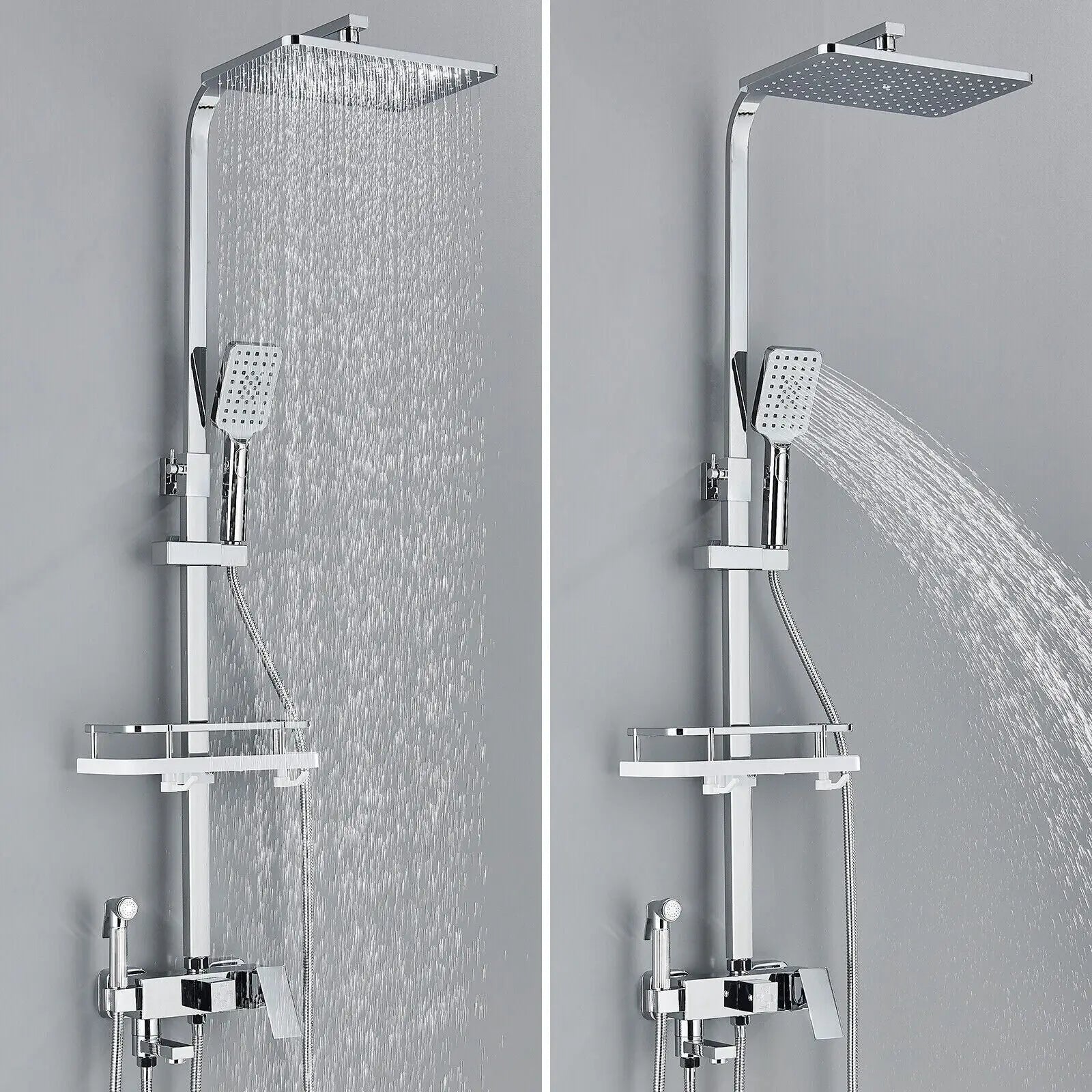 Luxury Shower Head with Adjustable Metal Arm - Luxicro