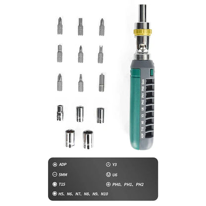 Multi-Tool 14-in-1 Ratchet Screwdriver Kit