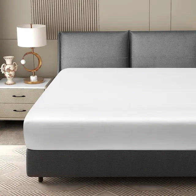 Breathable Cotton Bed Mattress Protector Cover - Luxicro