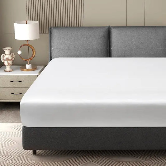Breathable Cotton Bed Mattress Protector Cover - Luxicro