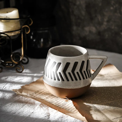 Big Vintage Style Coffee Mug Fall Gift