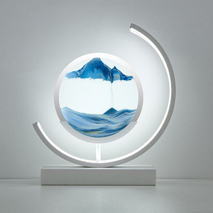 Sleek Contemporary 3D LED Desk Lamp - Luxicro