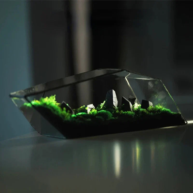 Decorative Glass Mini Indoor Planter Vase