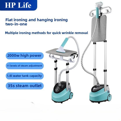 Compact Dual Rod Standing Garment Steamer 1.8L Tank - Luxicro