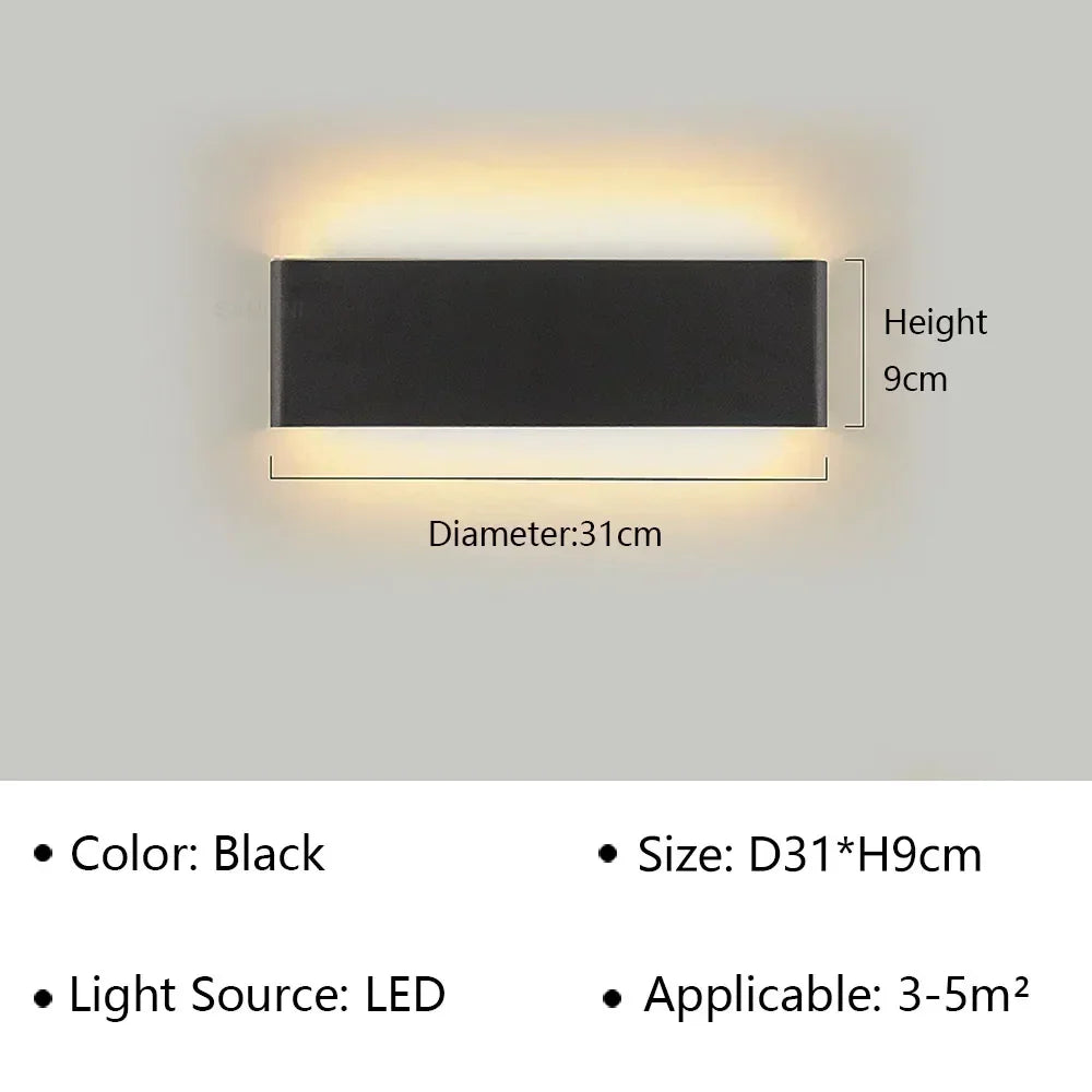 Stylish LED Wall Sconce with Soft White Light