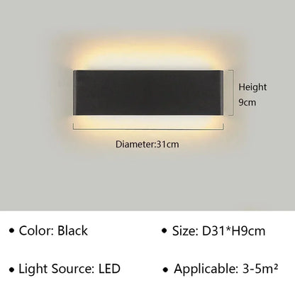 Stylish LED Wall Sconce with Soft White Light