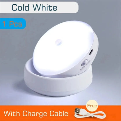 Bright LED Motion Night Light with Rotating Head