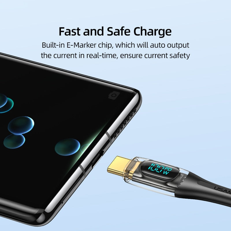 Fast Charging LED USB Power Cable